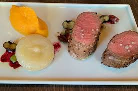 Binkley's signature dishes Foie Gras
Bison Tenderloin
King Crab